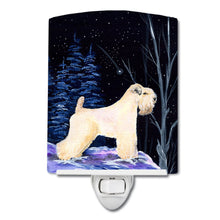 Load image into Gallery viewer, Starry Night Wheaten Terrier Soft Coated Ceramic Night Light SS8386CNL