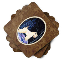 Load image into Gallery viewer, Starry Night Wheaten Terrier Soft Coated Coasters - Set of 4 Lightweight Foam, Absorbent Drink Coasters