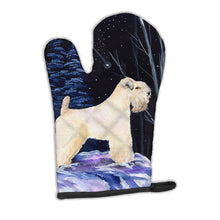 Load image into Gallery viewer, Starry Night Wheaten Terrier Soft Coated Oven Mitt SS8386OVMT