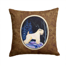 Load image into Gallery viewer, Starry Night Wheaten Terrier Soft Coated Throw Pillow - 14x14 Decorative Pillow – Art for Your Home &amp; Patio