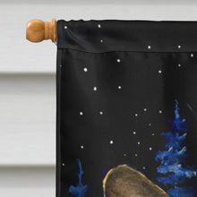 Load image into Gallery viewer, Starry Night Corgi Flag Canvas House Size