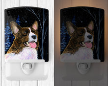 Load image into Gallery viewer, Starry Night Corgi Ceramic Night Light SS8387CNL