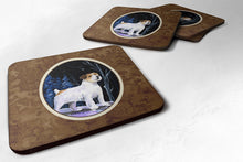Load image into Gallery viewer, Starry Night Jack Russell Terrier Coasters - Set of 4 Lightweight Foam, Absorbent Drink Coasters