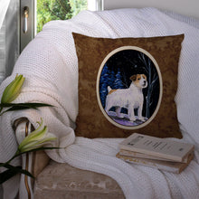 Load image into Gallery viewer, Starry Night Jack Russell Terrier Throw Pillow - 14x14 Decorative Pillow – Art for Your Home &amp; Patio