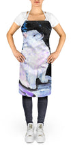 Load image into Gallery viewer, Starry Night American Eskimo Apron – Artist-Designed Kitchen, BBQ &amp; Craft Apron