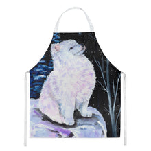 Load image into Gallery viewer, Starry Night American Eskimo Apron – Artist-Designed Kitchen, BBQ &amp; Craft Apron