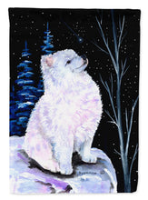 Load image into Gallery viewer, Starry Night American Eskimo Flag Canvas House Size