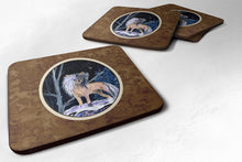 Load image into Gallery viewer, Starry Night Chinese Crested Coasters - Set of 4 Lightweight Foam, Absorbent Drink Coasters