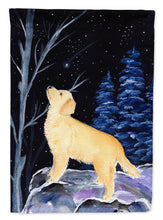Load image into Gallery viewer, Starry Night Golden Retriever Garden Flag - Outdoor Decorative Yard Flag