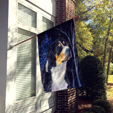 Load image into Gallery viewer, Starry Night Bernese Mountain Dog Flag Canvas House Size