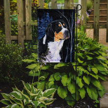 Load image into Gallery viewer, Starry Night Bernese Mountain Dog Garden Flag - Outdoor Decorative Yard Flag