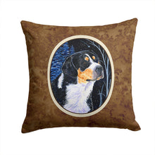 Load image into Gallery viewer, Starry Night Bernese Mountain Dog Throw Pillow - 14x14 Decorative Pillow – Art for Your Home &amp; Patio