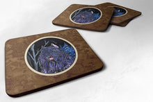 Load image into Gallery viewer, Starry Night Bouvier des Flandres Coasters - Set of 4 Lightweight Foam, Absorbent Drink Coasters