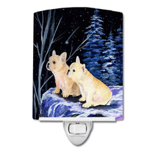 Load image into Gallery viewer, Starry Night French Bulldog Ceramic Night Light SS8395CNL
