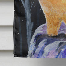 Load image into Gallery viewer, Starry Night Pomeranian Flag Canvas House Size