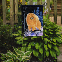 Load image into Gallery viewer, Starry Night Pomeranian Garden Flag - Outdoor Decorative Yard Flag