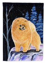 Load image into Gallery viewer, Starry Night Pomeranian Garden Flag - Outdoor Decorative Yard Flag