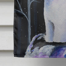 Load image into Gallery viewer, Starry Night Bichon Frise Flag Canvas House Size