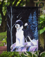 Load image into Gallery viewer, Starry Night Portuguese Water Dog Garden Flag - Outdoor Decorative Yard Flag