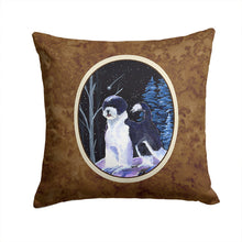Load image into Gallery viewer, Starry Night Portuguese Water Dog Throw Pillow - 14x14 Decorative Pillow – Art for Your Home &amp; Patio