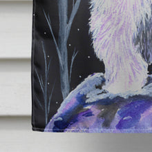 Load image into Gallery viewer, Starry Night Old English Sheepdog Flag Canvas House Size