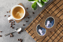Load image into Gallery viewer, Starry Night Old English Sheepdog Coasters - Set of 4 Lightweight Foam, Absorbent Drink Coasters