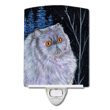 Load image into Gallery viewer, Starry Night Cat - Persian Ceramic Night Light SS8402CNL