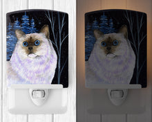 Load image into Gallery viewer, Starry Night Cat - Birman Ceramic Night Light SS8403CNL