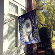 Load image into Gallery viewer, Starry Night Keeshond Flag Canvas House Size