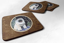 Load image into Gallery viewer, Starry Night Keeshond Coasters - Set of 4 Lightweight Foam, Absorbent Drink Coasters