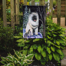 Load image into Gallery viewer, Starry Night Keeshond Garden Flag - Outdoor Decorative Yard Flag