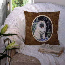 Load image into Gallery viewer, Starry Night Keeshond Throw Pillow - 14x14 Decorative Pillow – Art for Your Home &amp; Patio