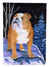 Load image into Gallery viewer, Starry Night English Bulldog Garden Flag - Outdoor Decorative Yard Flag