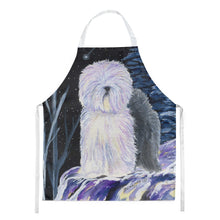 Load image into Gallery viewer, Starry Night Old English Sheepdog Apron – Artist-Designed Kitchen, BBQ &amp; Craft Apron