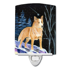 Load image into Gallery viewer, Starry Night Australian Cattle Dog Ceramic Night Light SS8407CNL