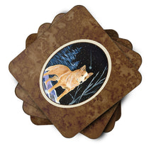 Load image into Gallery viewer, Starry Night Australian Cattle Dog Coasters - Set of 4 Lightweight Foam, Absorbent Drink Coasters