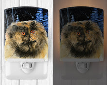 Load image into Gallery viewer, Starry Night Cat - Persian Ceramic Night Light SS8408CNL