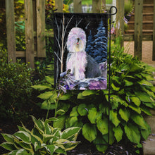 Load image into Gallery viewer, Starry Night Old English Sheepdog Garden Flag - Outdoor Decorative Yard Flag