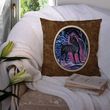 Load image into Gallery viewer, Starry Night Cane Corso Throw Pillow - 14x14 Decorative Pillow – Art for Your Home &amp; Patio