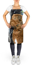 Load image into Gallery viewer, Starry Night Chesapeake Bay Retriever Apron – Artist-Designed Kitchen, BBQ &amp; Craft Apron