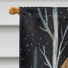 Load image into Gallery viewer, Starry Night Chesapeake Bay Retriever Flag Canvas House Size