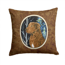 Load image into Gallery viewer, Starry Night Chesapeake Bay Retriever Throw Pillow - 14x14 Decorative Pillow – Art for Your Home &amp; Patio