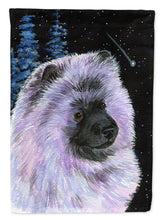 Load image into Gallery viewer, Starry Night Keeshond Flag Canvas House Size