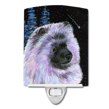 Load image into Gallery viewer, Starry Night Keeshond Ceramic Night Light SS8412CNL