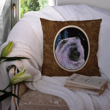 Load image into Gallery viewer, Starry Night Keeshond Throw Pillow - 14x14 Decorative Pillow – Art for Your Home &amp; Patio