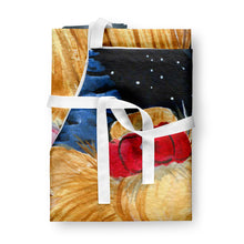 Load image into Gallery viewer, Starry Night Yorkie Apron – Artist-Designed Kitchen, BBQ &amp; Craft Apron