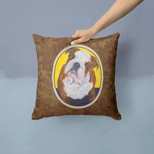 Load image into Gallery viewer, English Bulldog Throw Pillow - 14x14 Decorative Pillow – Art for Your Home &amp; Patio