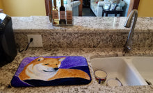 Load image into Gallery viewer, Shiba Inu Dish Drying Mat – Absorbent, Artistic Kitchen Essentials SS8417DDM