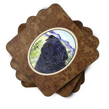 Load image into Gallery viewer, Pug Coasters - Set of 4 Lightweight Foam, Absorbent Drink Coasters