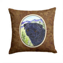 Load image into Gallery viewer, Pug Throw Pillow - 14x14 Decorative Pillow – Art for Your Home &amp; Patio